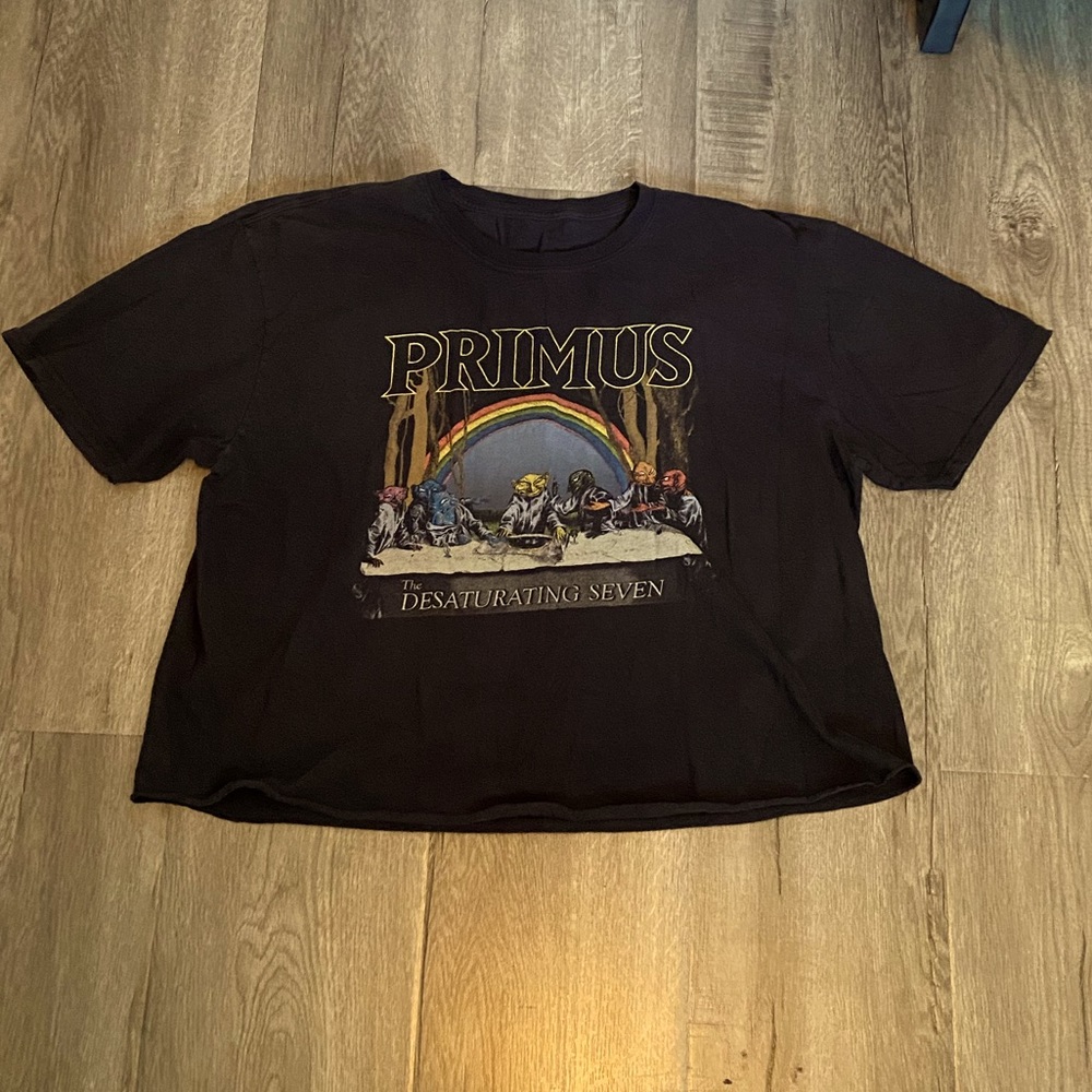 Croped Band T-shirt Primus